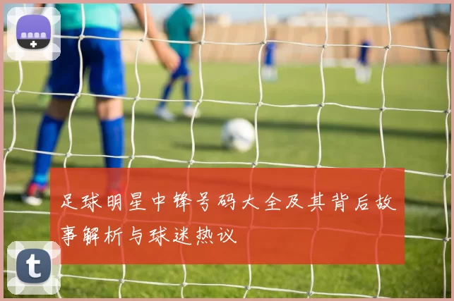 足球明星中锋号码大全及其背后故事解析与球迷热议