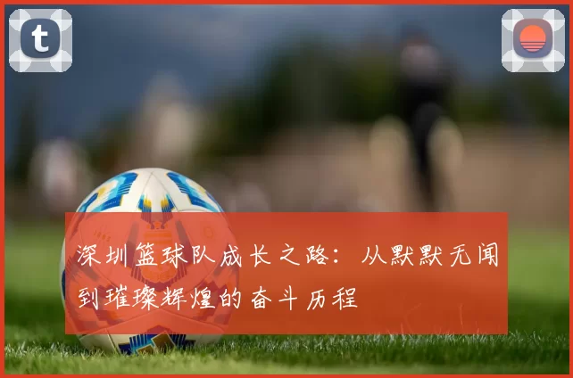 深圳篮球队成长之路：从默默无闻到璀璨辉煌的奋斗历程