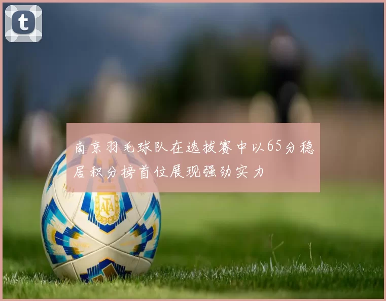 南京羽毛球队在选拔赛中以65分稳居积分榜首位展现强劲实力