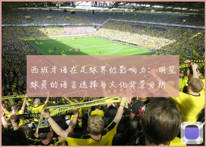 西班牙语在足球界的影响力：明星球员的语言选择与文化背景分析